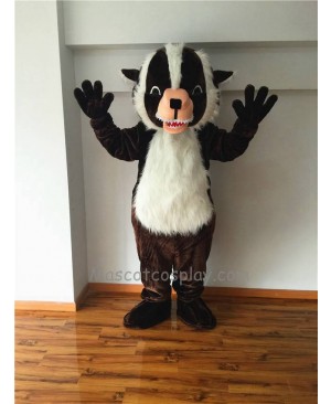 Cute Badger Mascot Costume