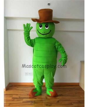 Cute Tommy Turtle Tortoise with Hat Mascot Costume