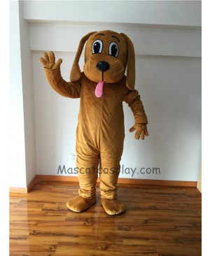 Cute Brown Dog Mascot Costume