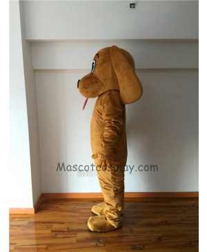 Cute Brown Dog Mascot Costume