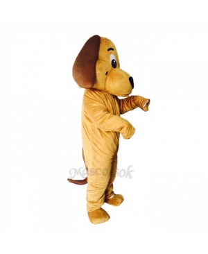 New Brown Ears Tan Dog Costume Mascot