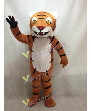 New Tiger Mascot Costume with Black Stripes