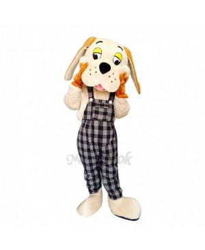Lucky Dog with Long Ears Mascot Adult Costume