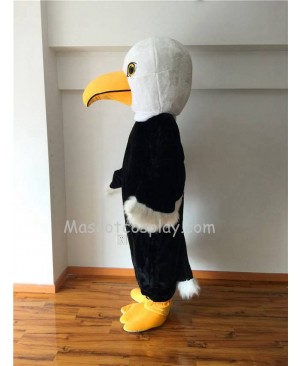 Cute New Black American Eagle Mascot Costume