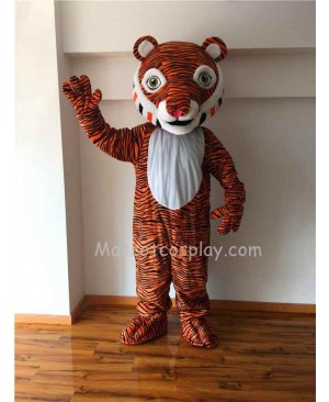 Cute Comic Tiger Mascot Costume