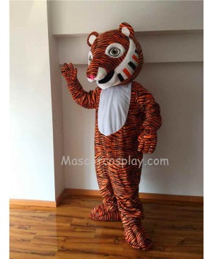 Cute Comic Tiger Mascot Costume