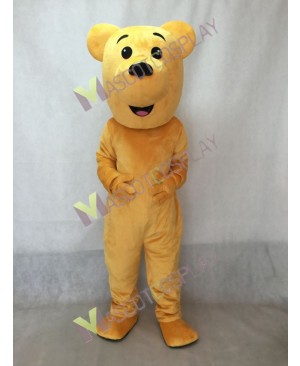 Tan Toy Bear Mascot Costume