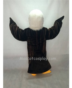 Cute Short Hair Brown Eagle Mascot Costume