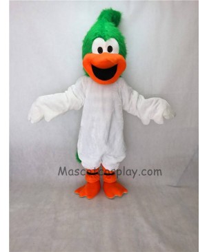 Cute New Green Head Roadrunner Bird Mascot Costume