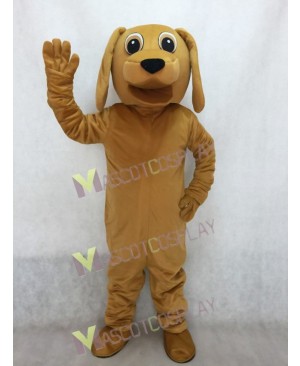 Adorable Lovely Golden Dog Mascot Adult Costume