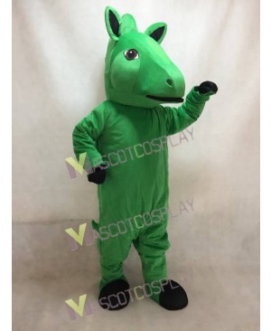 Custom Color Green Horse Mascot Costume