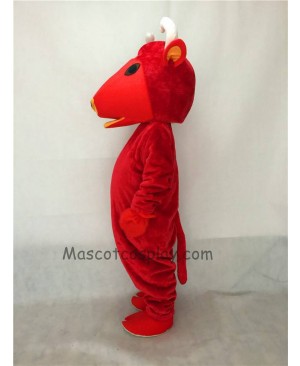 Fierce New Red Buffalo Mascot Costume