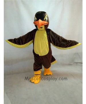 High Quality Adult New Fierce Brown and Yellow Falcon Mascot Costume