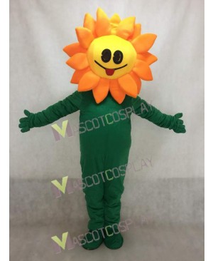 New Orange Sunflower Mascot Costume