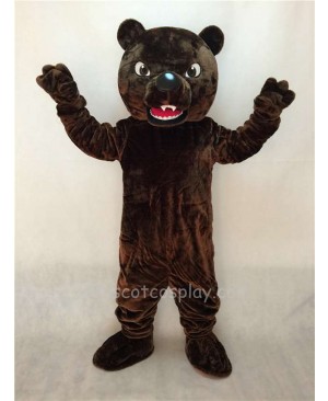 Fierce Brown Grizzly Bear Mascot Costume
