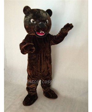 Fierce Brown Grizzly Bear Mascot Costume