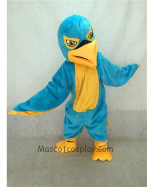 High Quality Adult Blue and Yellow Hawk / Falcon Mascot Costume