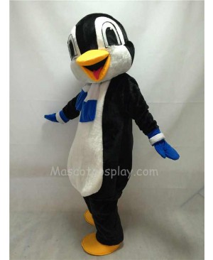 Cute New Penguin Mascot Costume with Blue Scarf