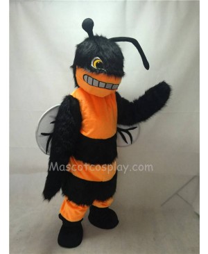 Cute Plush Orange Friendly Hornet Bee Mascot Costume