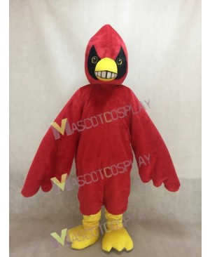 Happy Red Bird Cardinal Mascot Costume