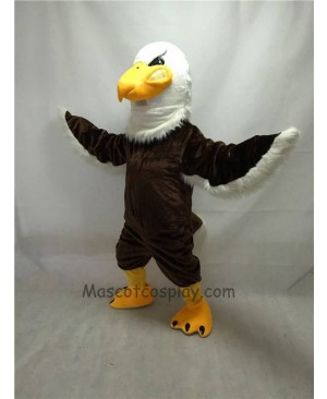 Fierce Brown Mr. Majestic Eagle Mascot Costume