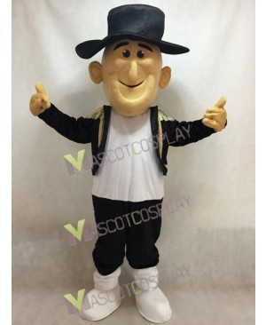 Cute Happy Matt Matador Mascot Costume