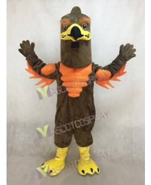 Cute Power Muscle Majestic Hawk/Falcon Mascot Costume