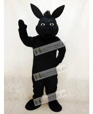 Black Donald Donkey Mascot Costume