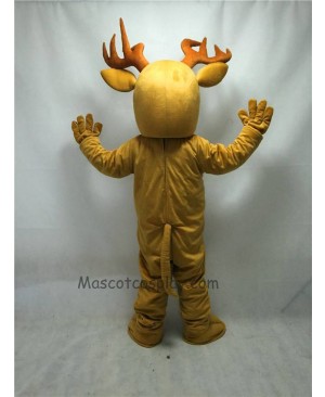 Cute New Long Horn Deer Mascot Costume