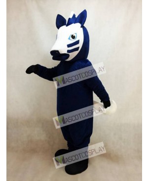Trojan Horse in Blue Mascot Costume