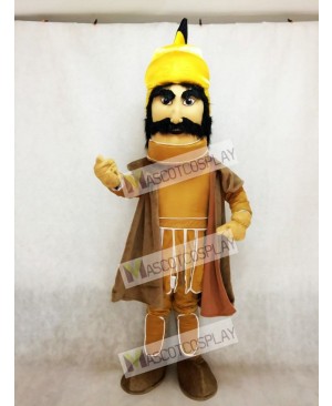 Trojan Warrior Mascot Costume with a Cloak