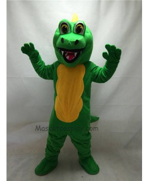 Fierce Adult Green Dragon Mascot Costume