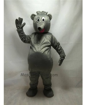 Cute Gray Pete O. Possum Mascot Costume