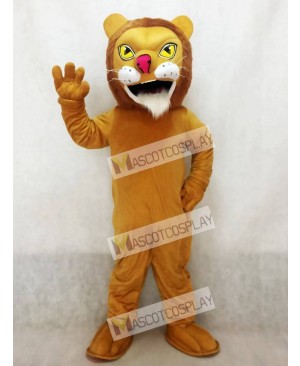 African Lion Mascot Costume with Red Nose