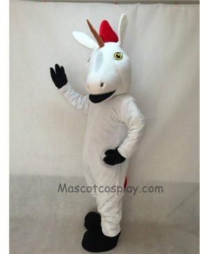 Cute New White Unicorn Mascot Costume