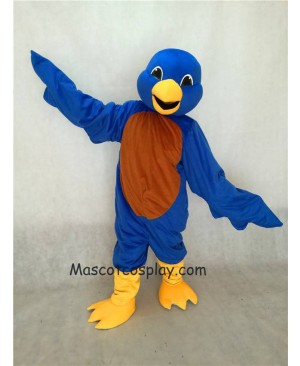 Hot Sale Adorable Realistic New Blue Bird Mascot Costume with Yellow Beak