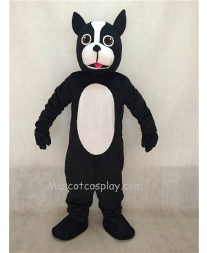 Hot Sale Adorable Realistic New Black Dog Mascot Costume