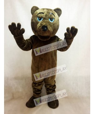Dark Brown Bear Mascot Costume