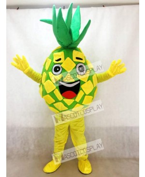 Yellow Pineapple Pete Fruit Mascot Costume