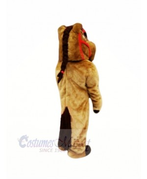 Cute Brown Horse Mascot Costumes Cartoon