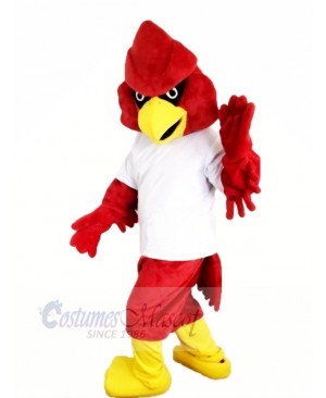 Red Strong Eagle Mascot Costumes Cartoon