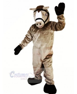 Professional Grey Horse Mascot Costumes Cartoon