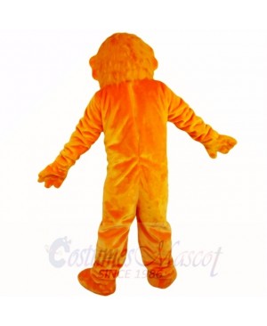 Orange Girl Funny Lion Mascot Costumes Cartoon