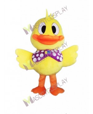 High Quality Adult Little Yellow Duck Mascot Costume