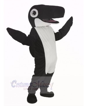 Black Whale Orca Mascot Costume