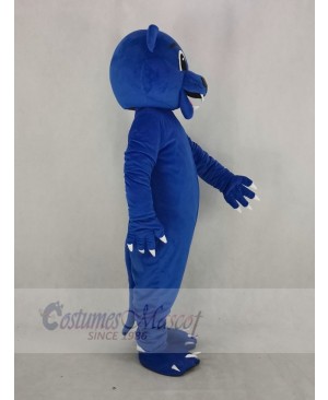 Blue Panther Leopard Mascot Costume Animal