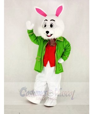 Realistic Wendell Green Easter Bunny Rabbit Mascot Costume Cartoon 