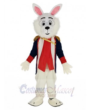 Colonel Wendell Rabbit with Lace Mascot Costume Animal
