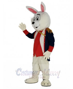 Colonel Wendell Rabbit with Lace Mascot Costume Animal