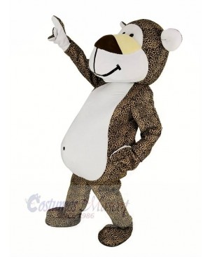 Chubby Leopard Mascot Costume Animal